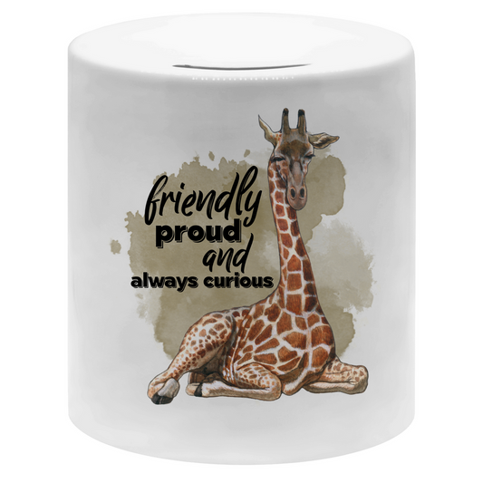 Spardose Giraffe