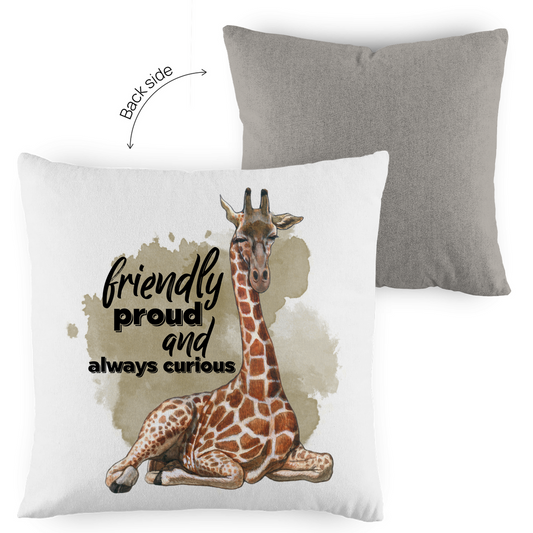 Kopfkissen zweifarbig Giraffe
