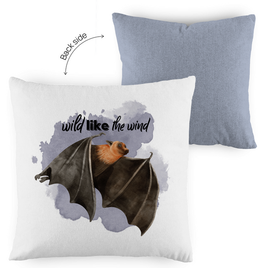 Kopfkissen zweifarbig Fledermaus