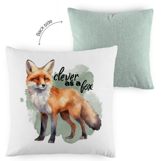 Kopfkissen zweifarbig Fuchs